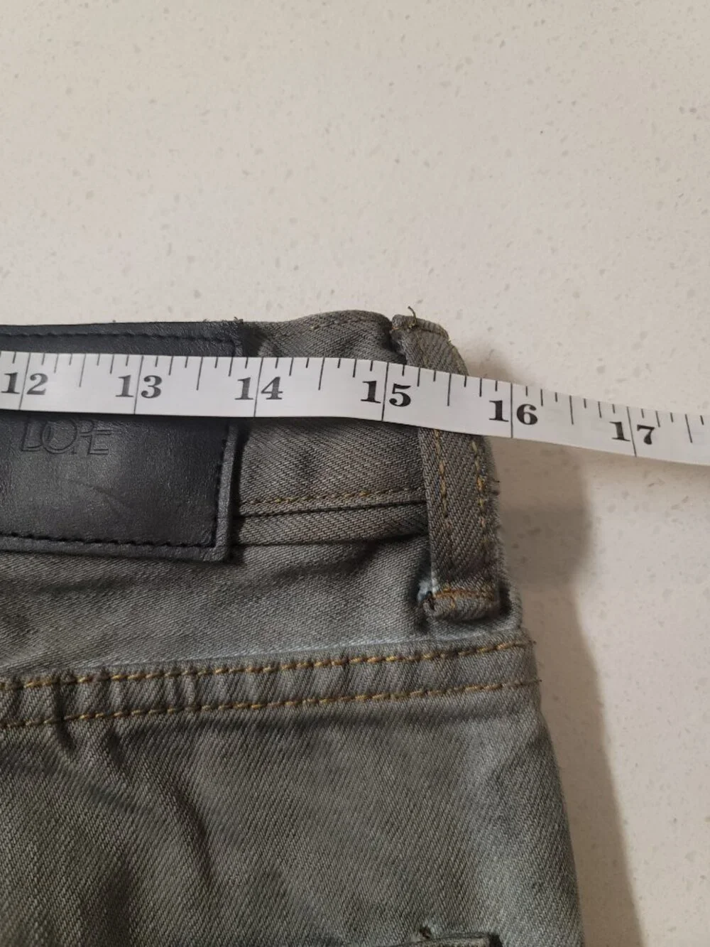 Dope Brand Distressed Designer Jeans Button Fly Size 30/31 Excellent Condition